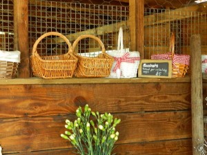 baskets in shop
